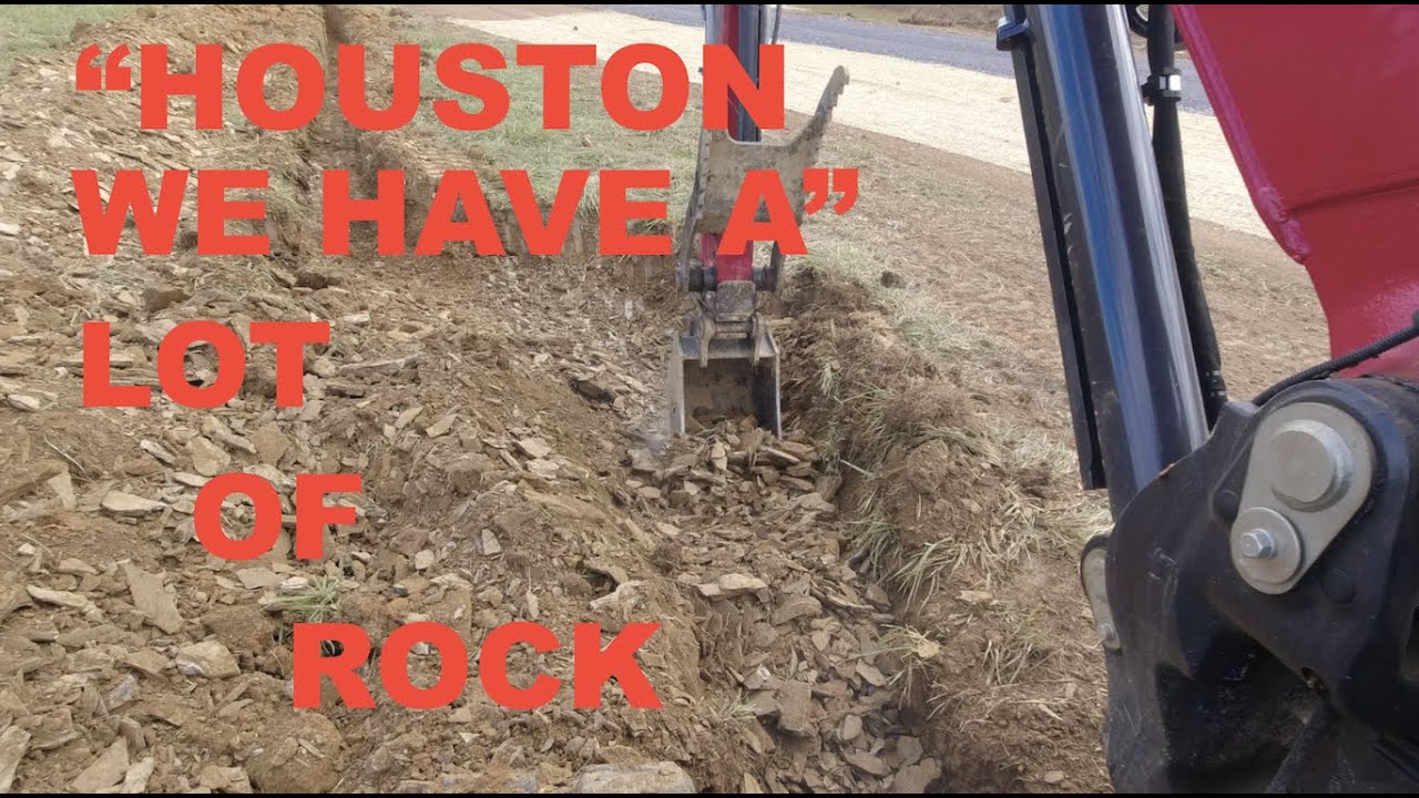 #45, Water Line Install In Rocky Ground, Using Yanmar VIO55