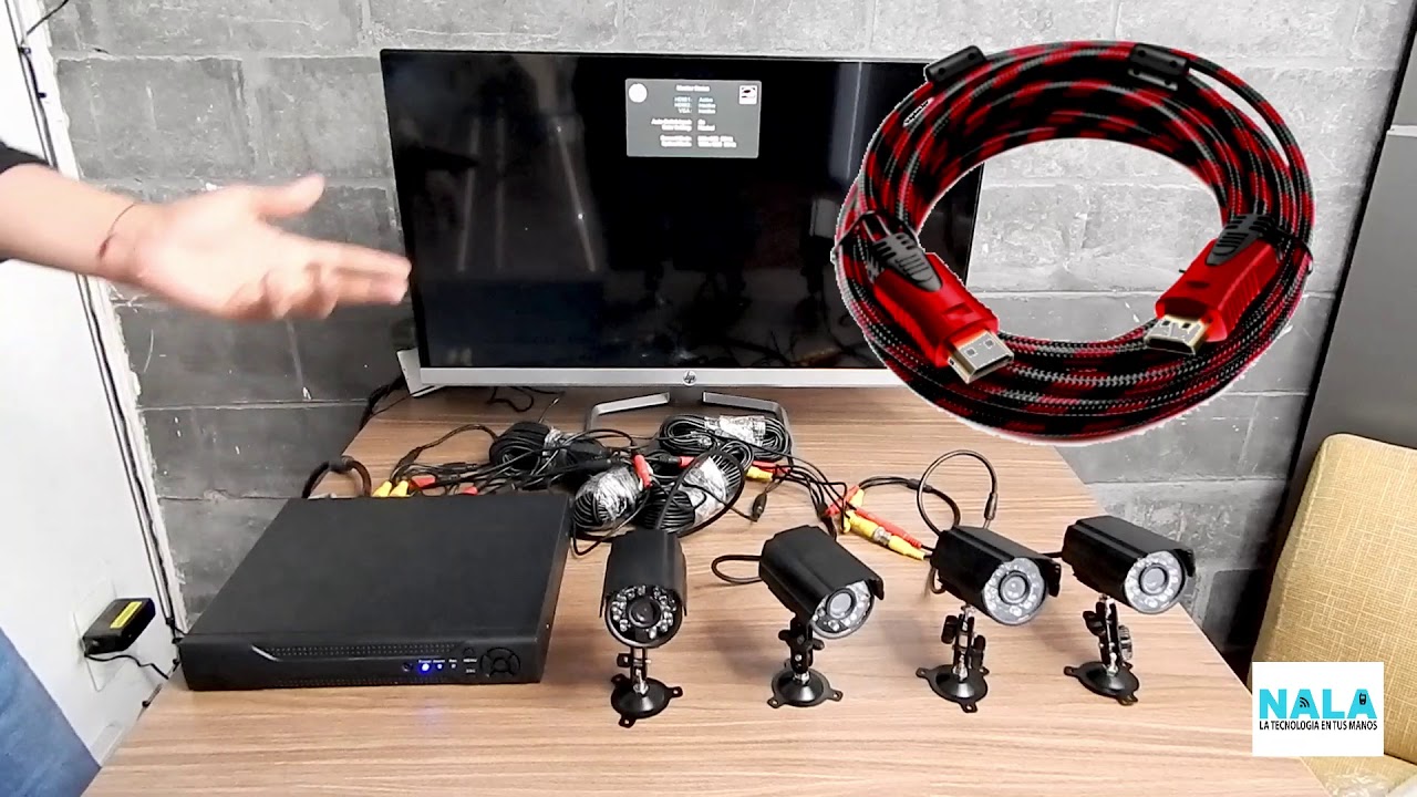 Cómo conectar y vincular mis cámaras de seguridad (kit de cámaras alámbricas CCTV)