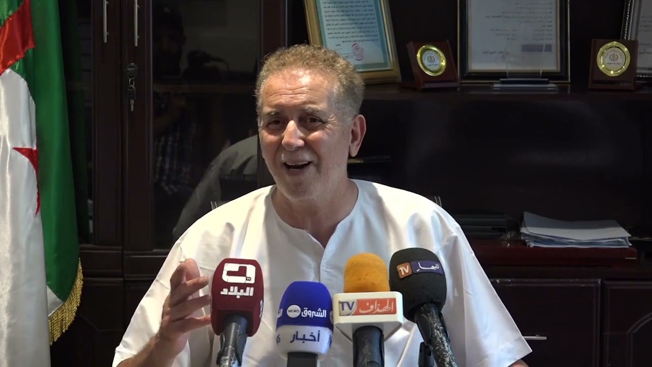 الندوة الصحفية لرئيس مجلس إدارة نادي وفاق سطيف  عبد الحكيم سرار ESS Setif