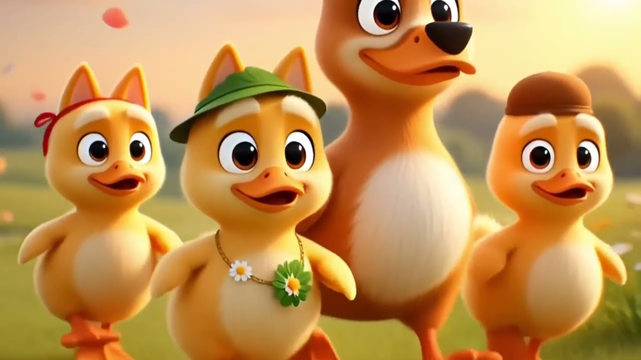 Five Little Ducks Kids Nursery Rhymes1080p