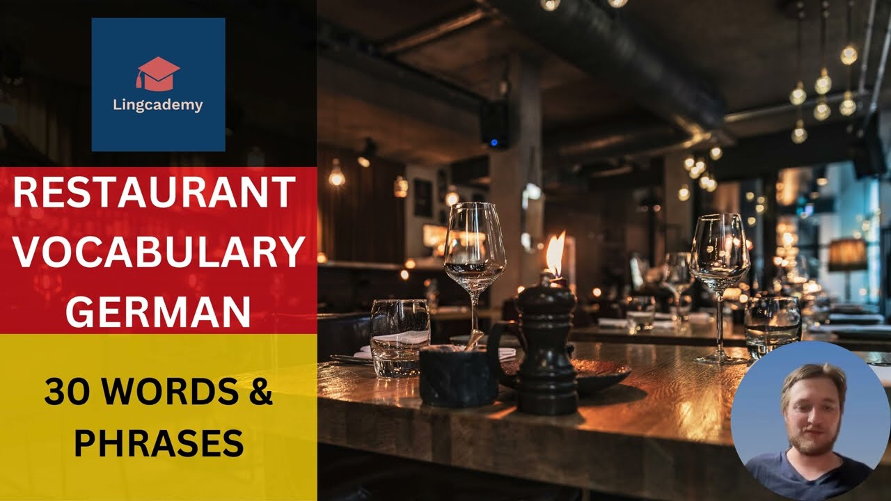 Going to the Restaurant in German | Learn German | Easy German Vocabulary  A1 A2 B1