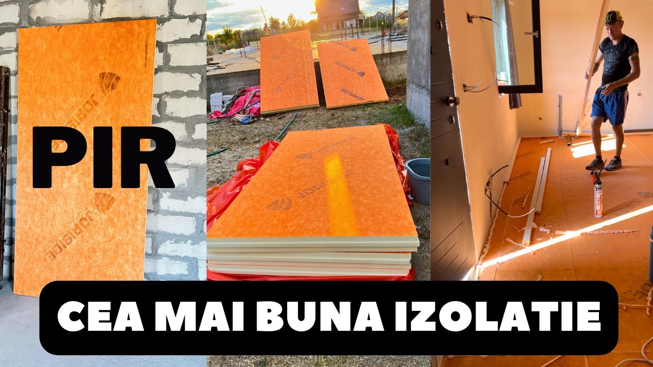 Cum izolam pardoseala? Cea mai performantă izolație. PIR. 0.022 W/mk. Thermoconfort