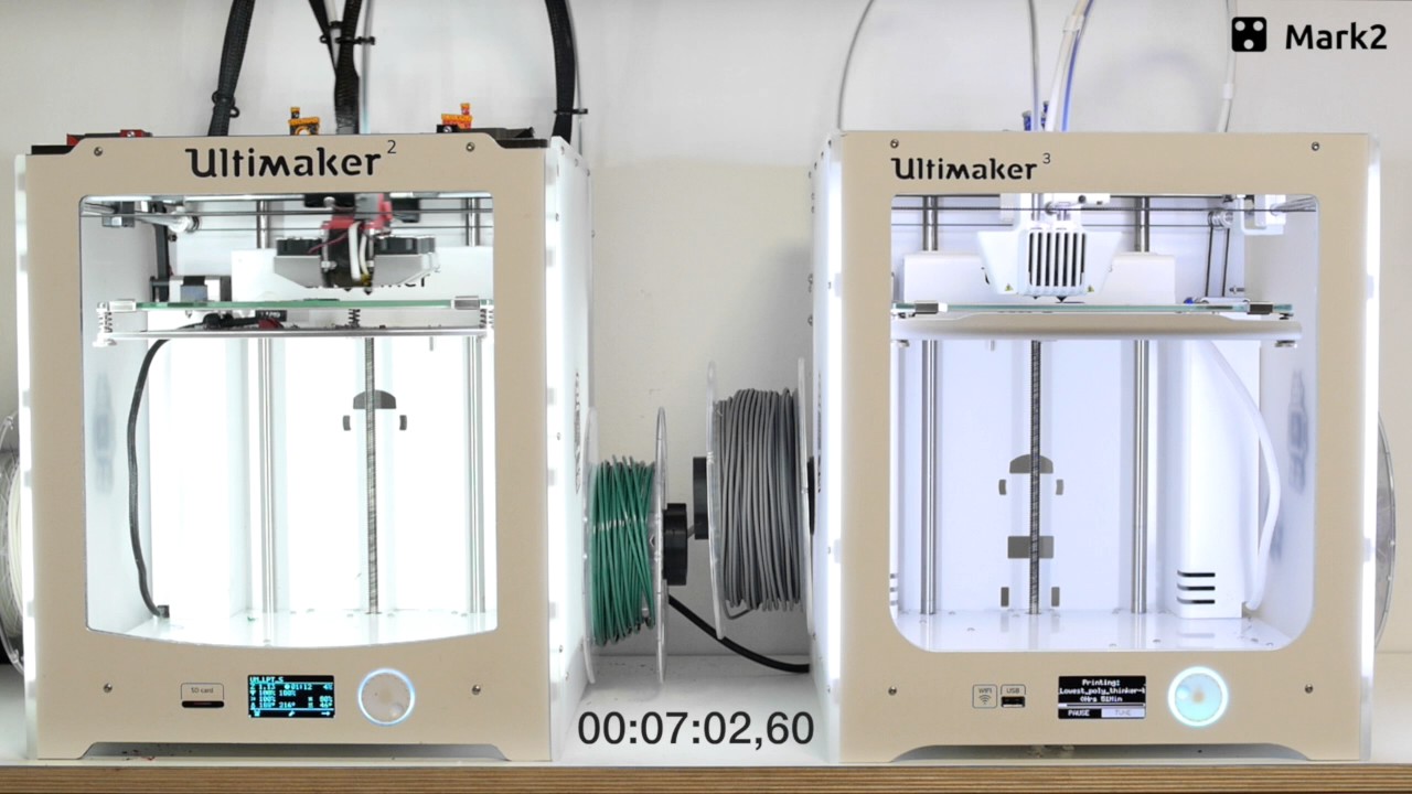 Ultimaker dual extrusion battle - Round 1: PLA / PLA
