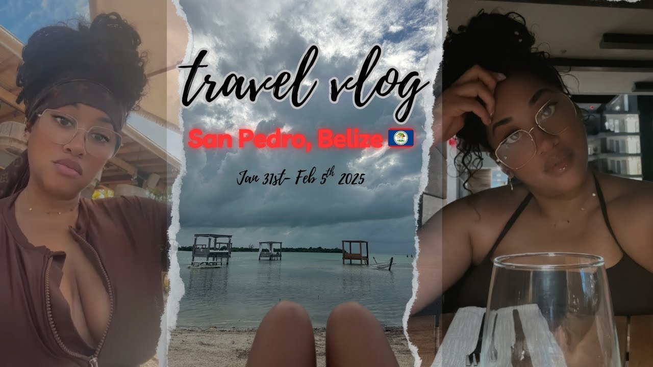 San Pedro Belize 🇧🇿 Hilton Mahogany Bay Beach Resort Travel Vlog