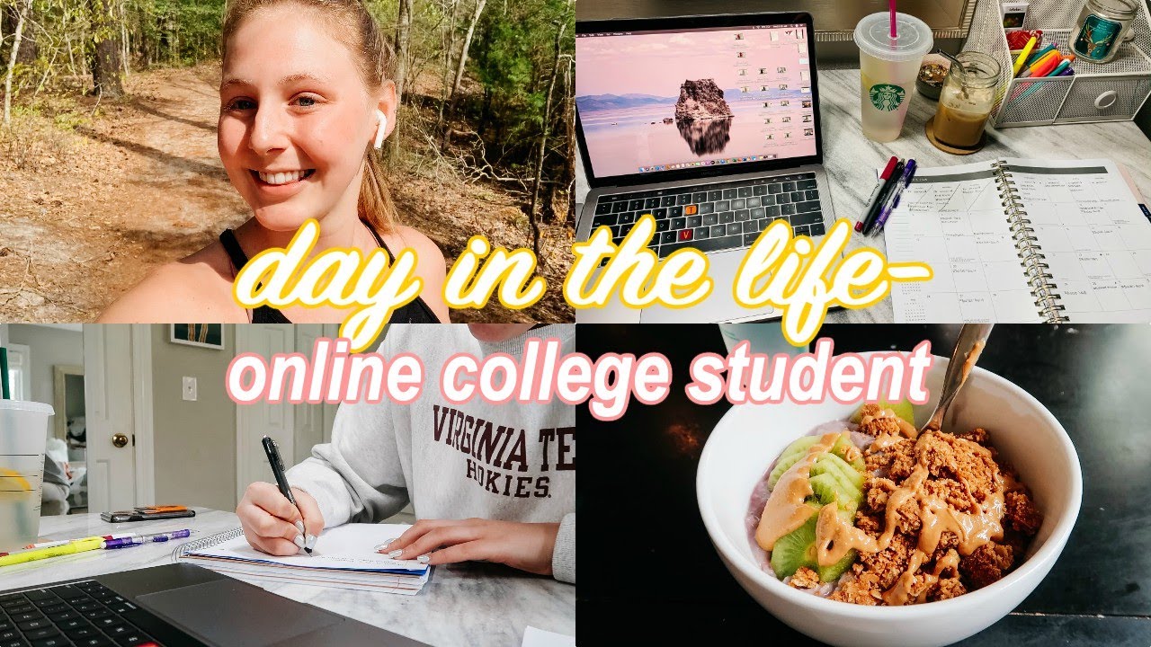 day in my life as an online college student | virginia tech