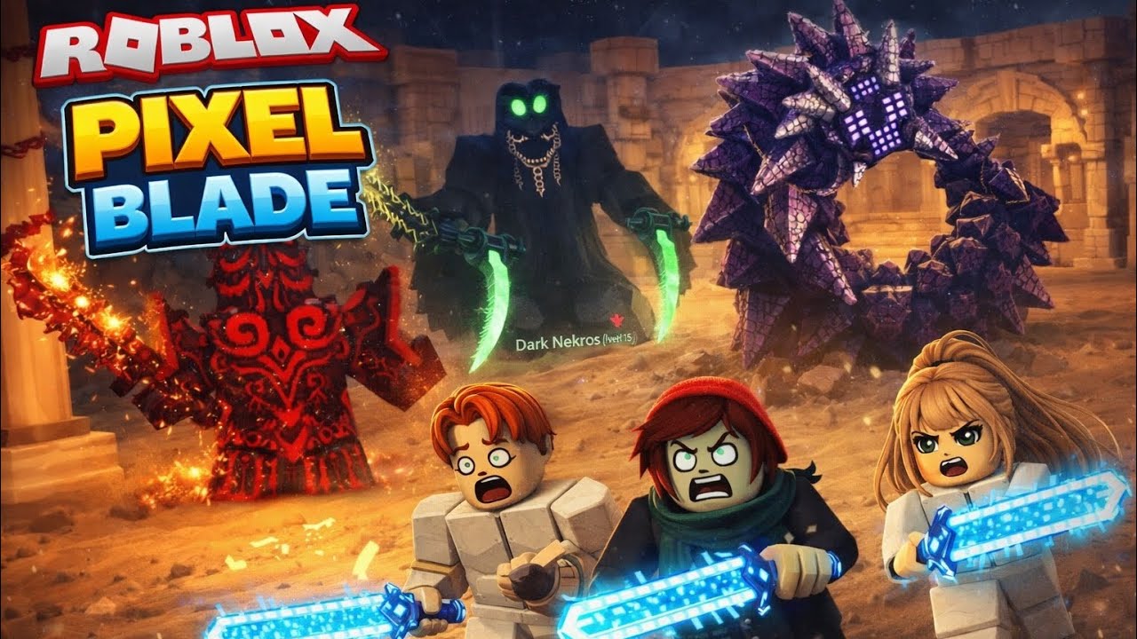 RAJA PADANG PASIR BANGKIT - ROBLOX PIXEL BLADE! 😱