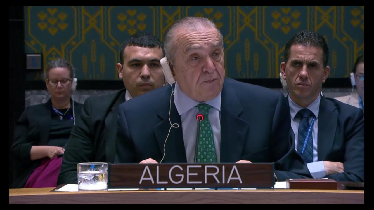 Déclaration de l'Ambassadeur Amar Bendjama au CSNU sur la situation en Iran