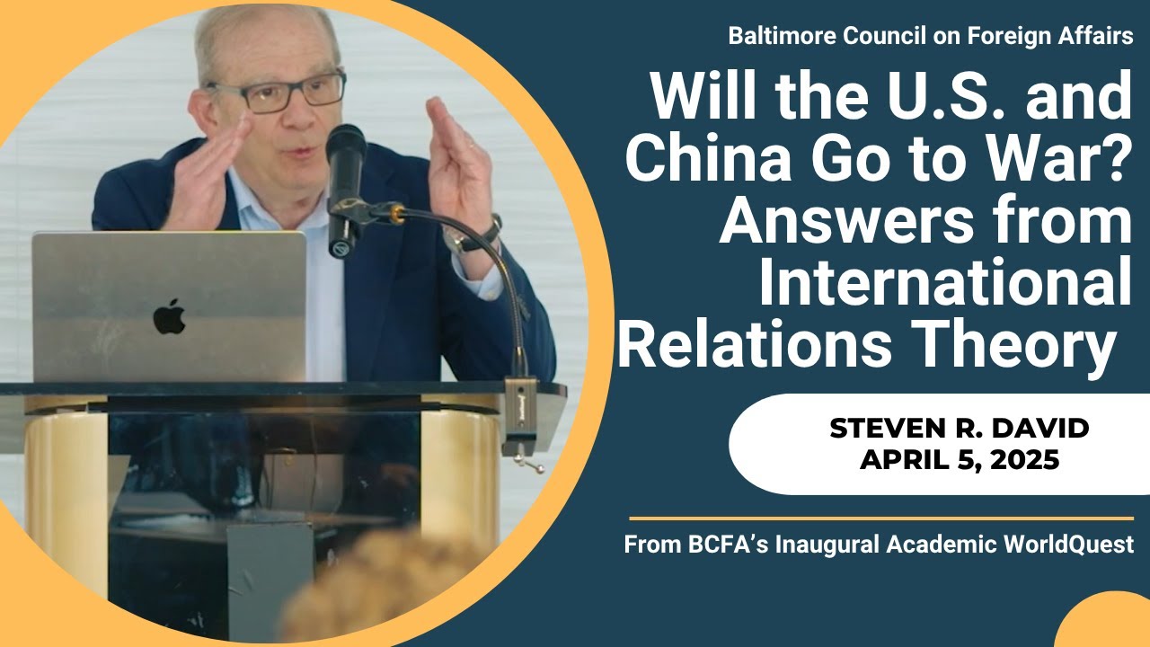 Will the U.S. and China Go to War? Answers from International Relations Theory