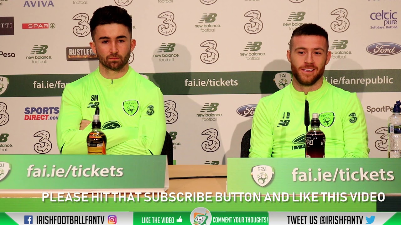 Seani Maguire & Jack Byrne | Gibraltar vs Republic of Ireland | Press Conference |