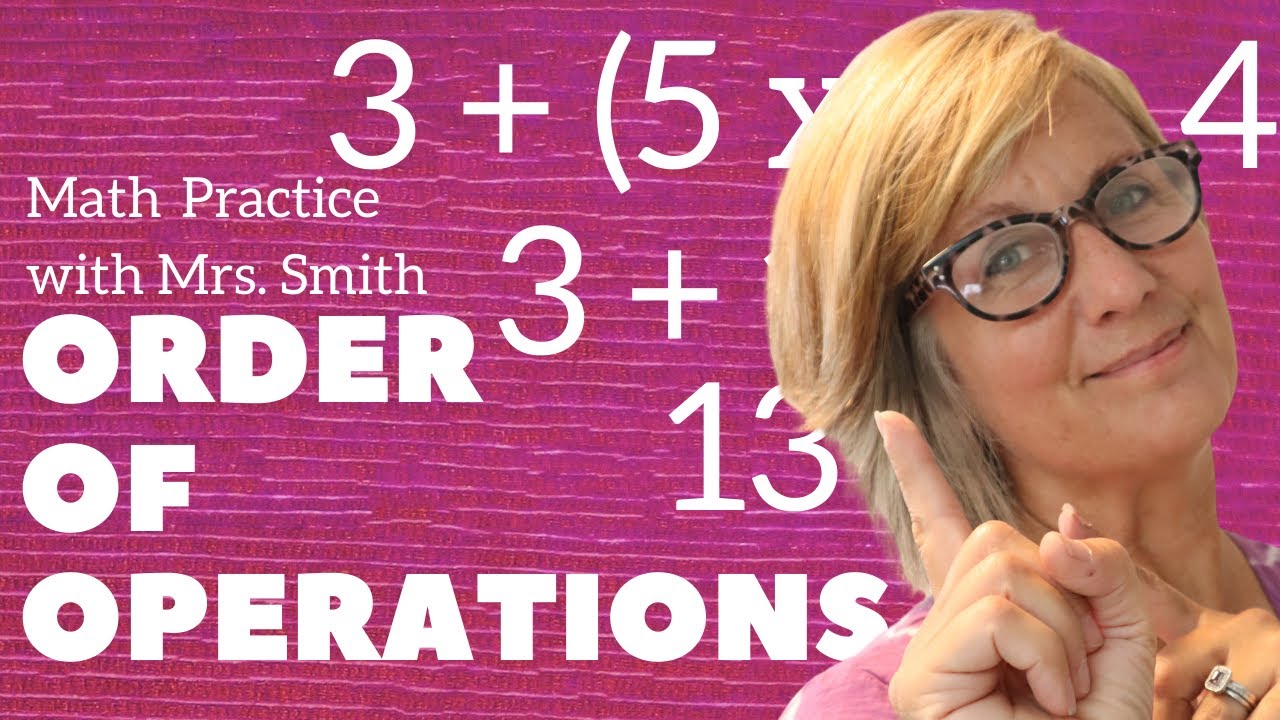 5th Grade Math Tutorial:  Order of Operations with Parentheses PEMDAS