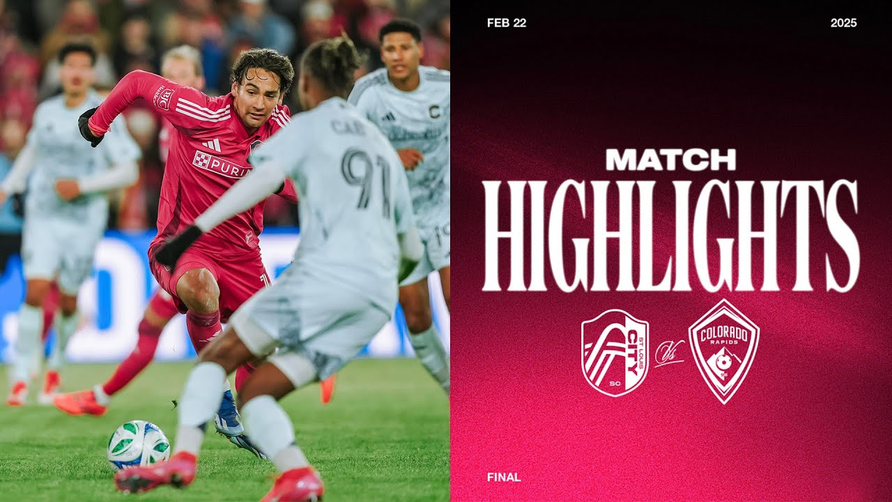 St. Louis CITY SC vs Colorado Rapids | Match Highlights