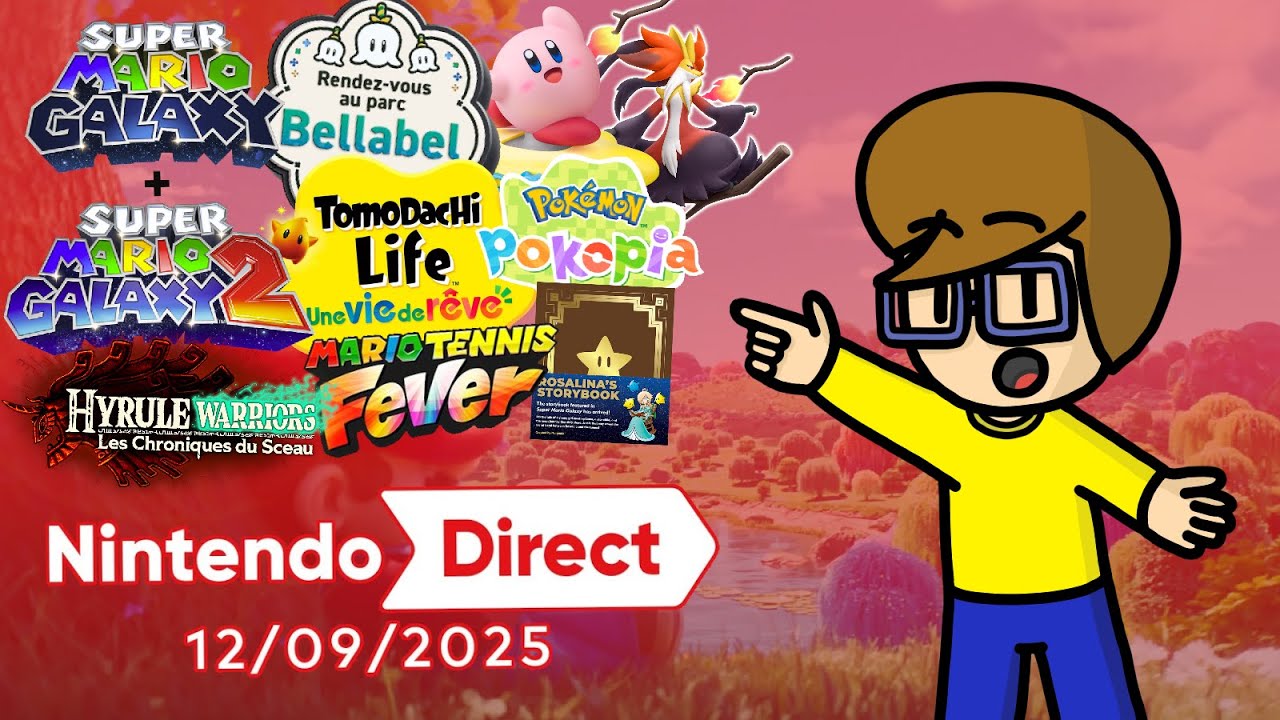 Nos réactions au légendaire Nintendo Direct du 12/09/2025 !