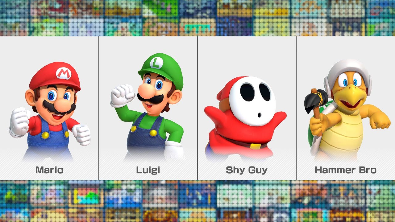 Super Mario Party - Mario Vs. Luigi Vs. Shy Guy Vs. Hammer Bro | Minigames