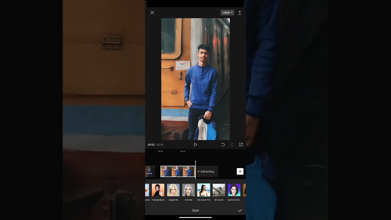 Tutorial link in description👇||make face off reels |3D zoom pro capcut tutorial |capcut#capcut#edit