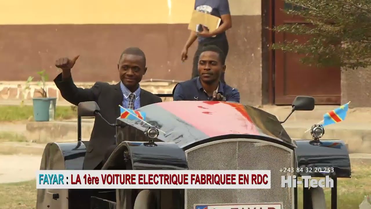 La 1ère Voiture Électrique Fabriquée en RDC au VIT-EXPO.