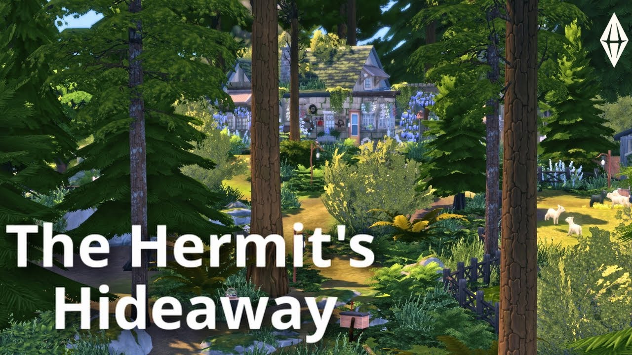 The Hermit's Hideaway 🌲 The Sims 4 Relaxing Stop Motion Build  ( No CC )
