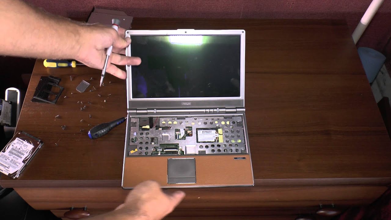 ASUS S6F Disassemble Как разобрать #2
