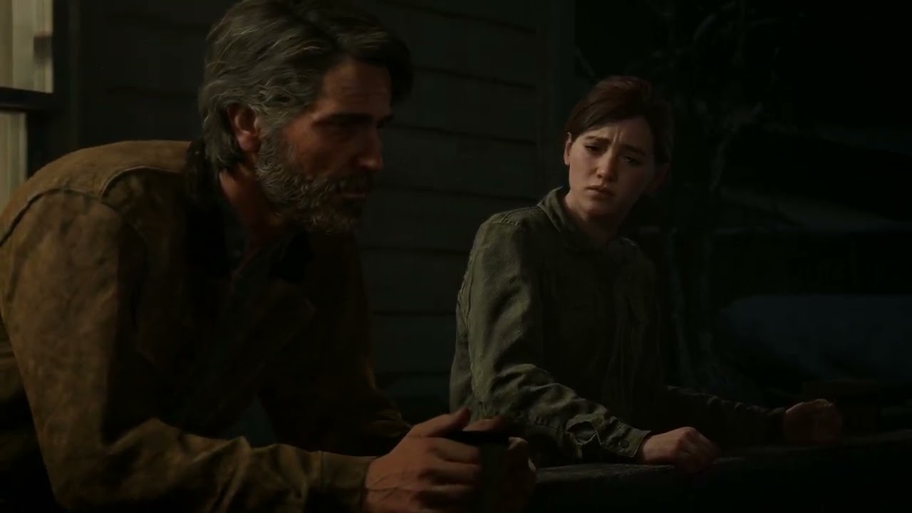 The Last of Us Part II Remastered:  Joel and Ellie last conversation [ 4K ]