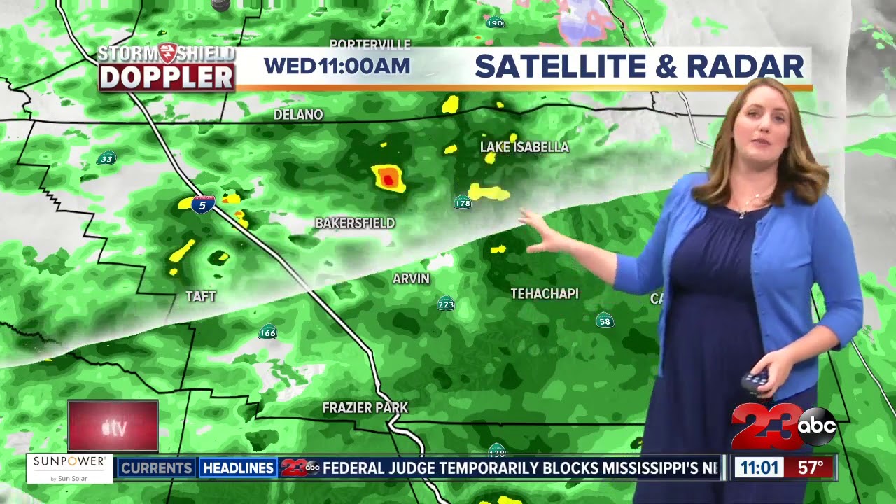 Weather Update for Kern County Storm