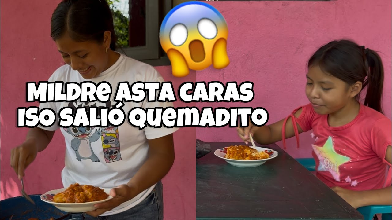 😜Mildre Fingió Que estaba rica la Comida de Marta