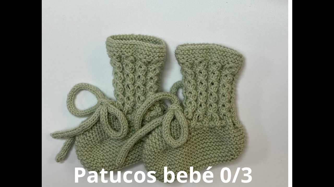 Botitas bebé a punto ojo perdiz 0/3 meses