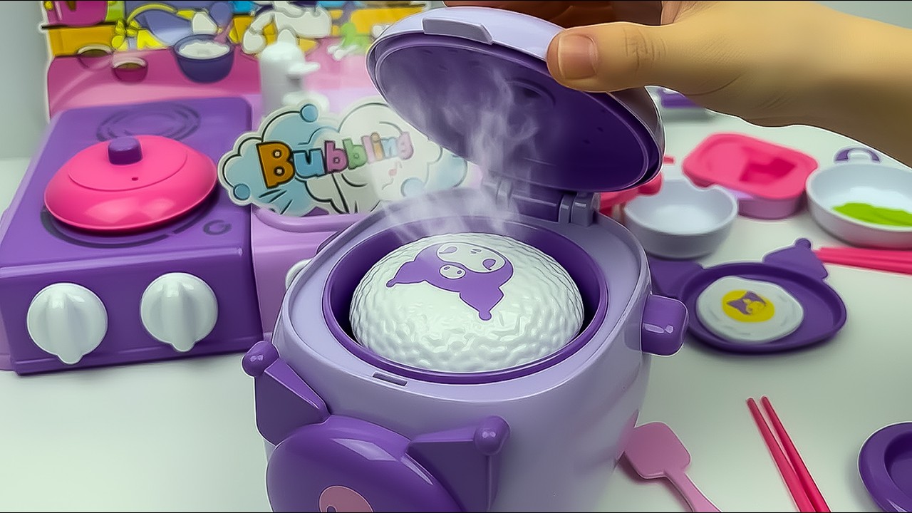 Satisfying ASMR Unboxing Toy Kuromi Yummy Kitchen! 🍳