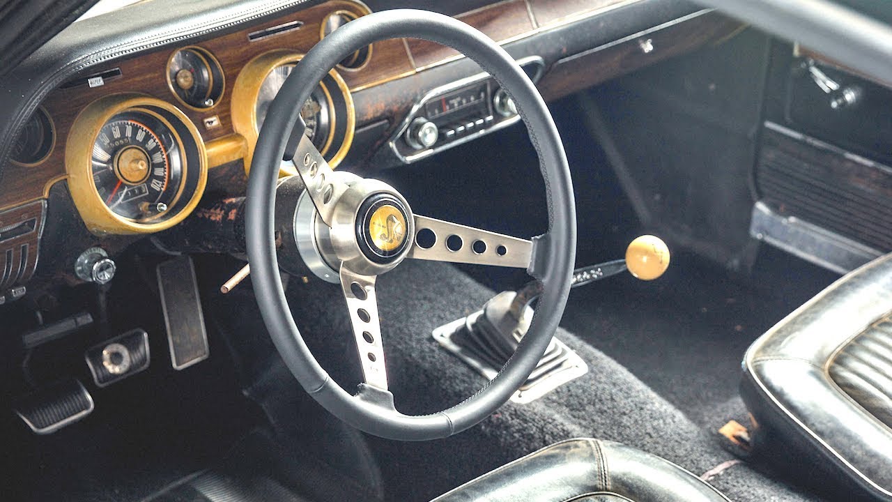 INTERIOR Steve McQueen's Original 1968 Ford Mustang Bullitt Video CARJAM TV