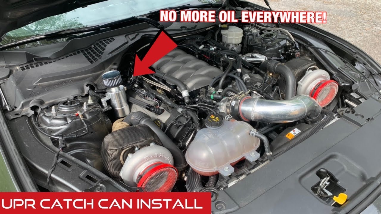 Twin Turbo Mustang Gets a Catch Can!