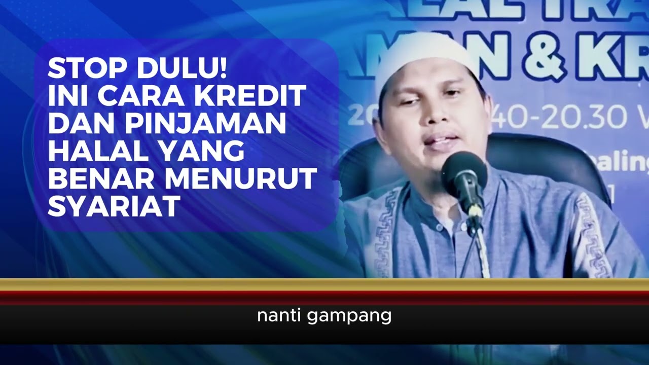 STOP Dulu! Ini Cara Kredit dan Pinjaman Halal yang Benar Menurut Syariat | Ustadz Erwandi Tarmizi