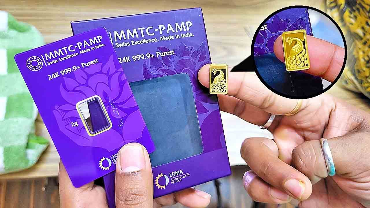 Обзор золотого слитка MMTC-PAMP 2 грамма «Павлин» (24 карата) | Обзор золотой монеты | MMTC-PAMP ...