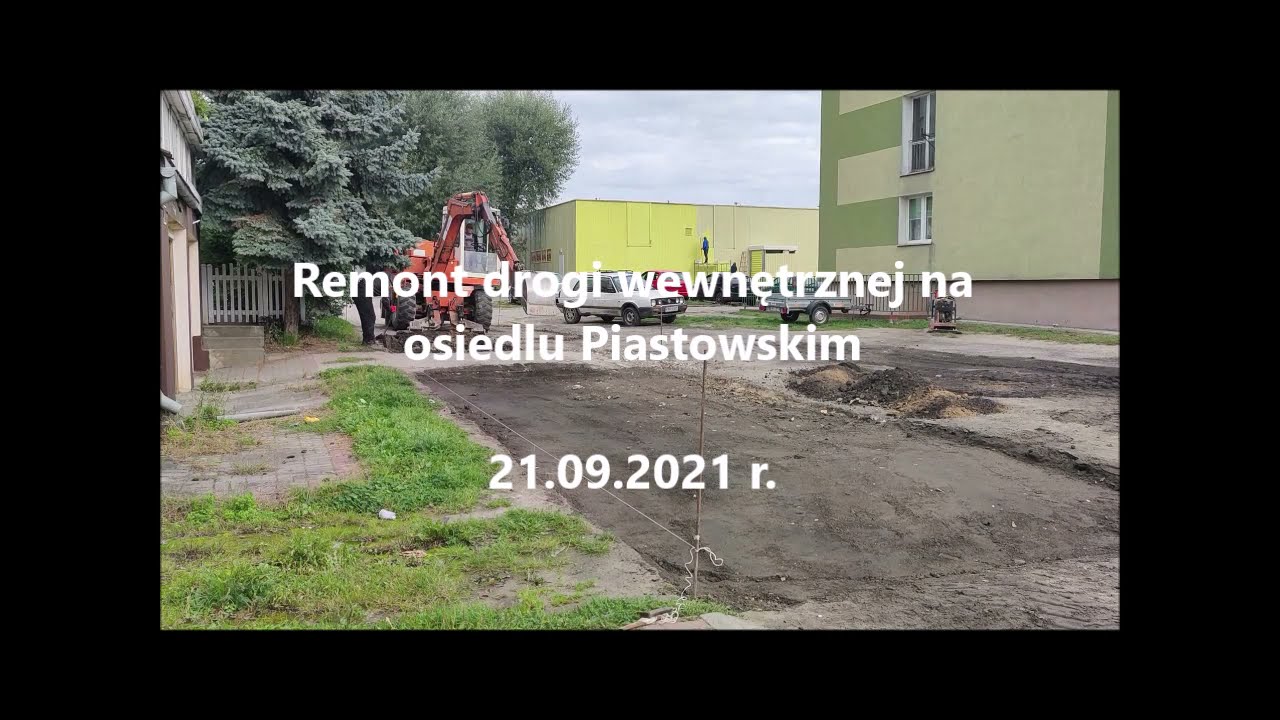 Remont drogi na os  Piastowskim