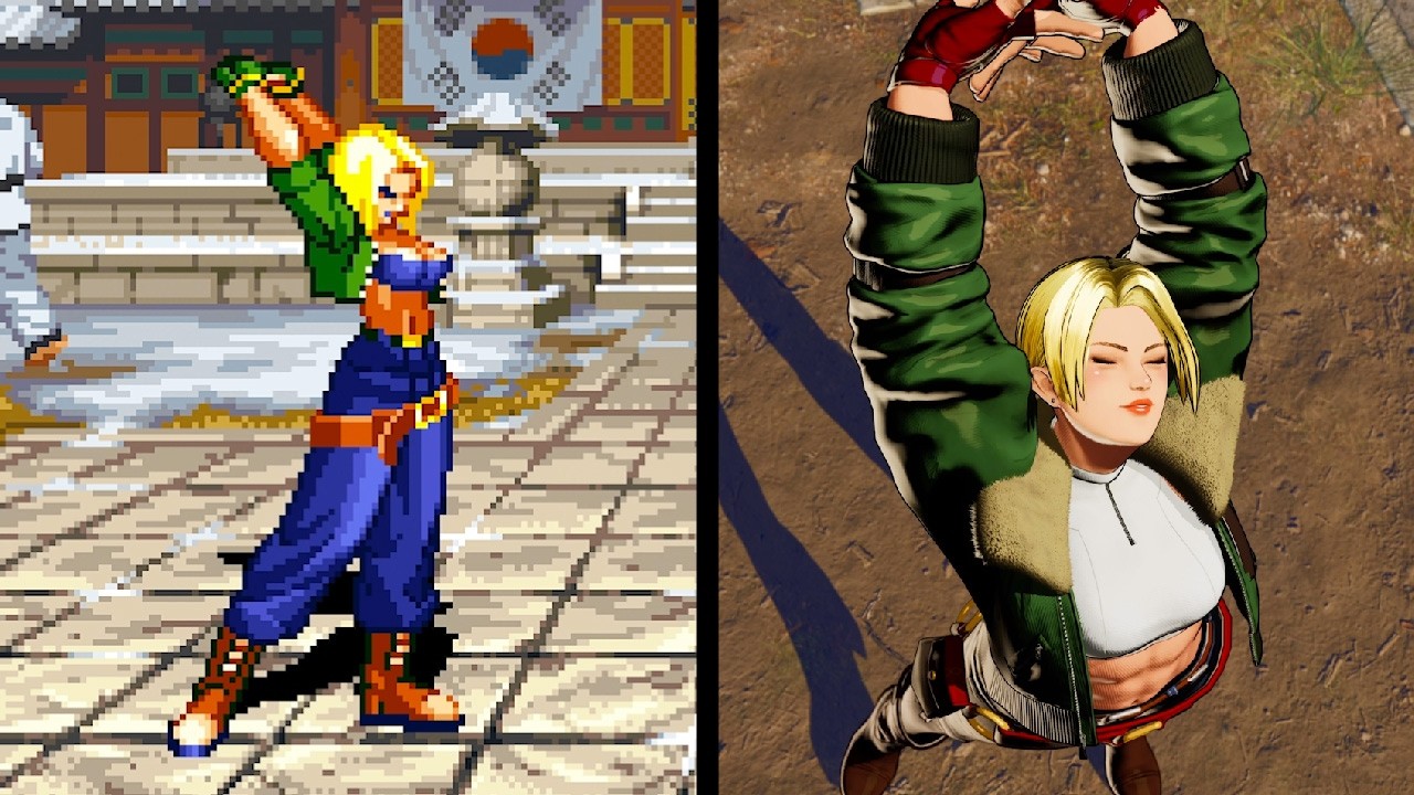 Blue Mary References in Fatal Fury: City of the Wolves!