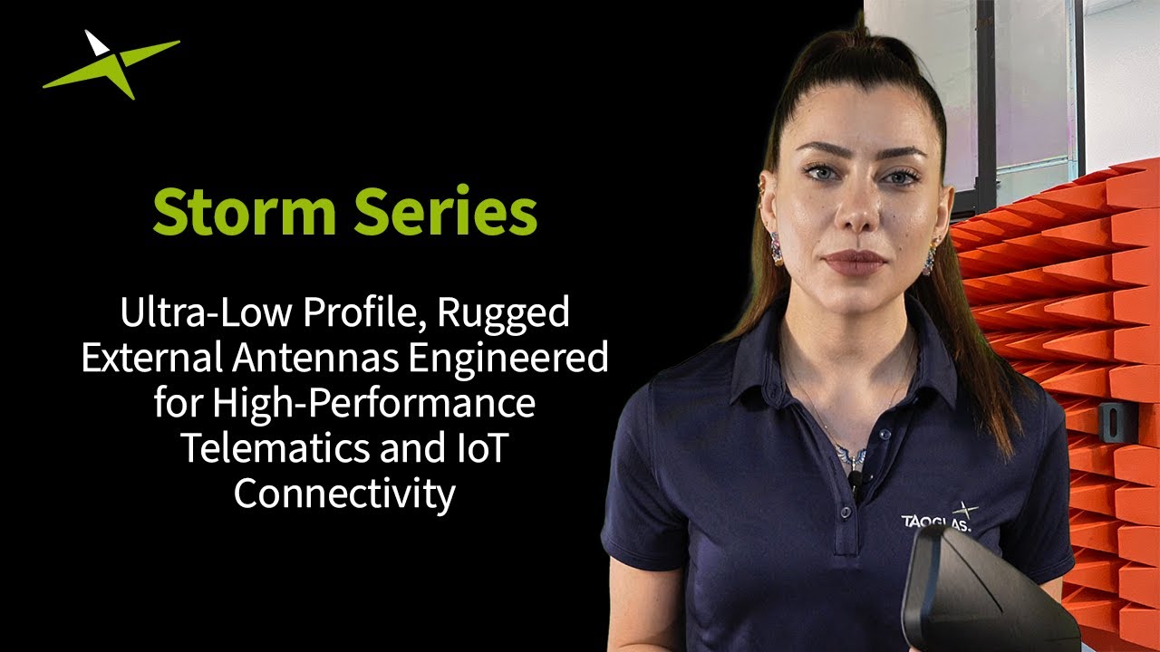 Storm Series | Ultra-Low Profile 5G, GNSS & Iridium Antennas for Rugged IoT | Taoglas