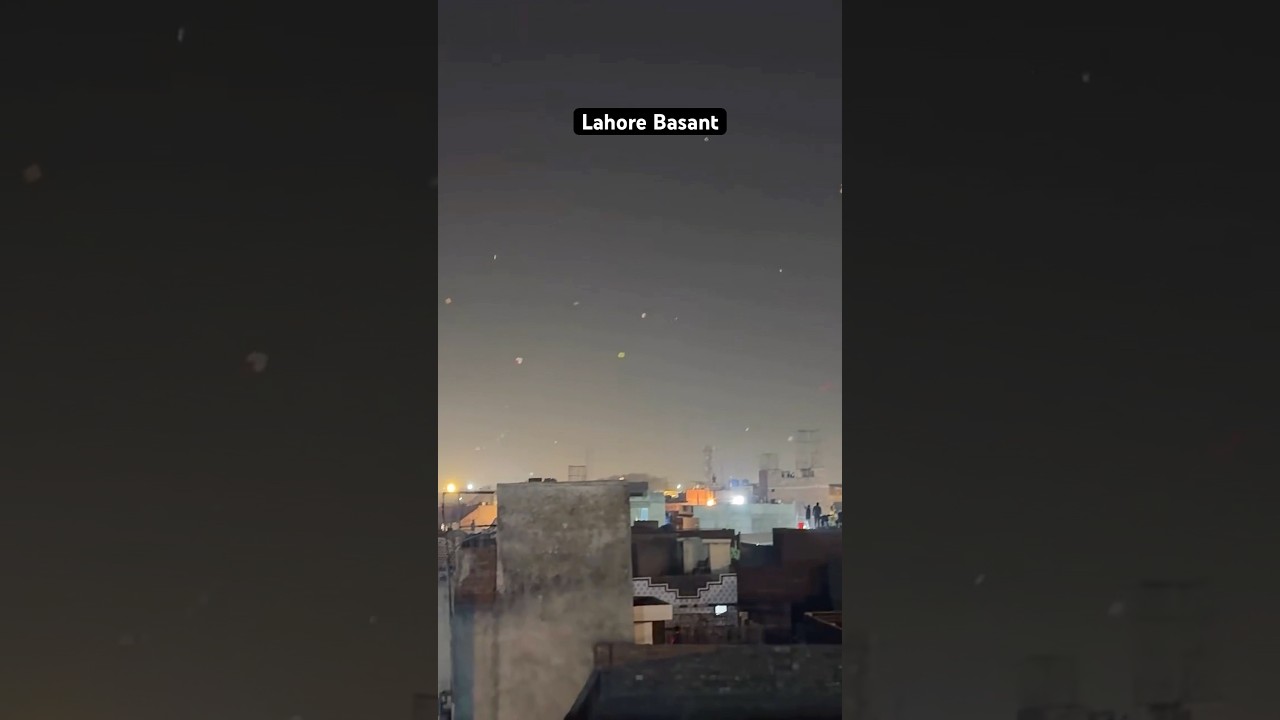 Basant Night Lahore 2026 #basant2026 #nightbasant