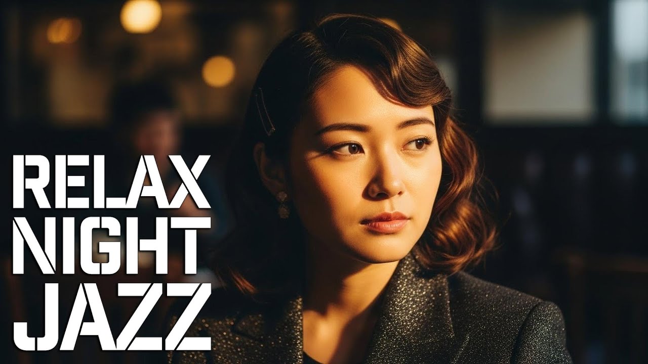 夜のサックスジャズと雨音 - 深い眠りとリラクゼーションのためのソフトピアノジャズインストゥルメンタル