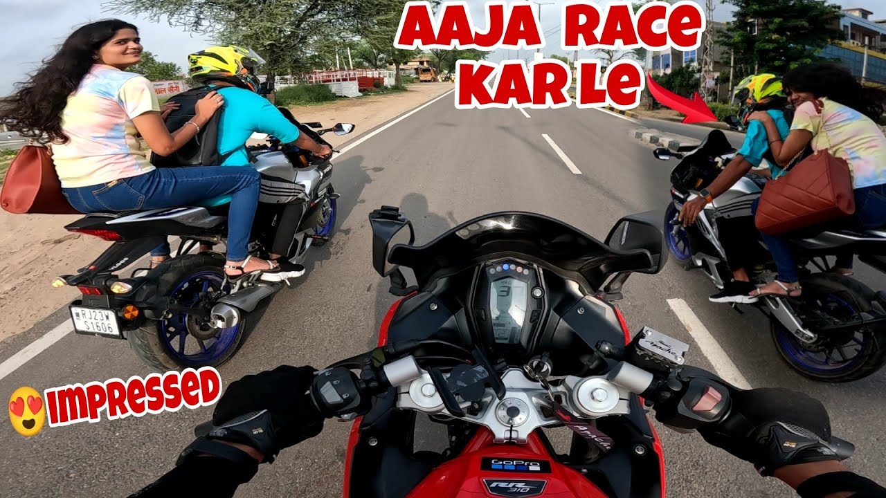 Cute Girl Wants To Race With Me Ladki Impressed Ho Gai😍
