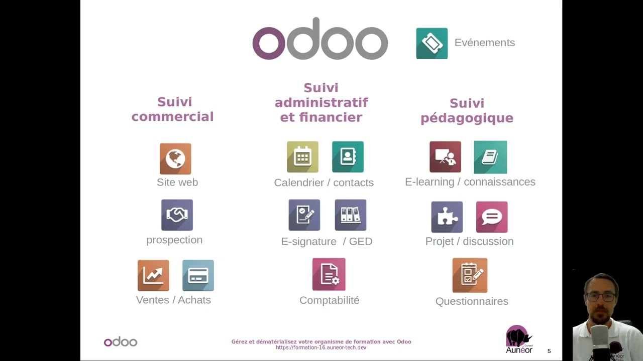 Gérez et dématérialisez votre organisme de formation avec Odoo