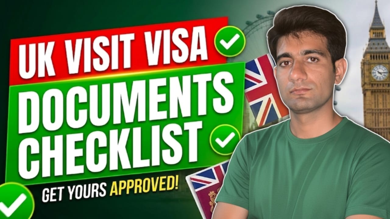 UK Visit Visa Document Checklist 2026 from Pakistan | Step by Step Guide Pakistan