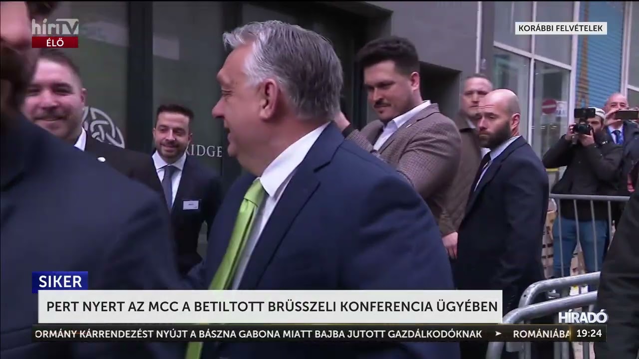 Pert nyert az MCC a betiltott brüsszeli konferencia ügyében - HírTV