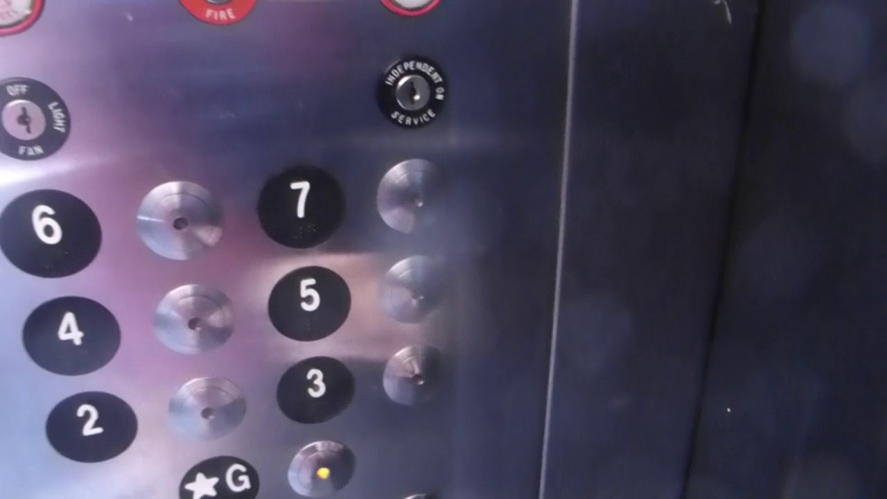 Thyssenkrupp Traction Elevator At Unknown Parking Garage In Downtown Fort Worth