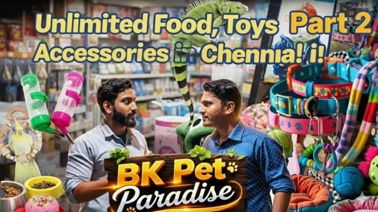 The ULTIMATE Pet Shop in Chennai! 🦜 BK Pet Paradise Tour | Exotic Birds & Accessories Part 2 