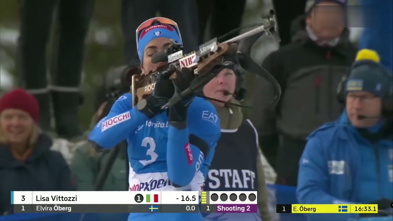 Lisa Vittozzi Biathlon Sprint Idre 2025