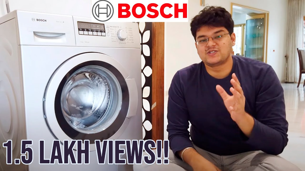 Bosch  Washing Machine Review and Demo | Best Washing Machine in India 2021 ? Hindi Mein