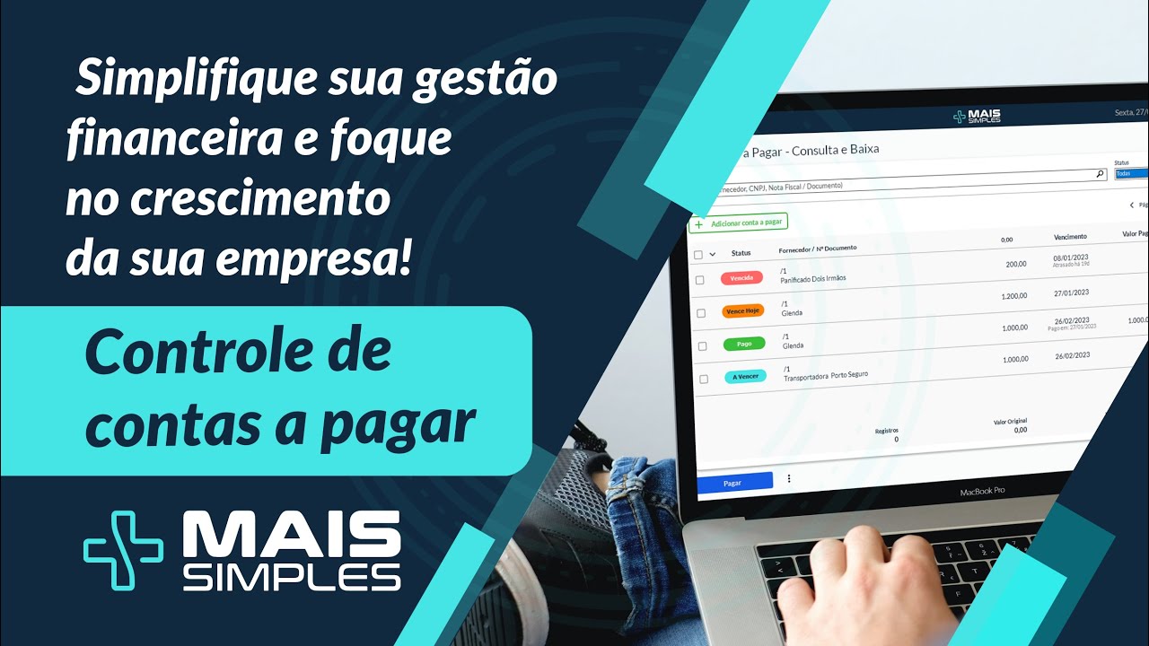 Mais Simples: Como controlar Contas a Pagar