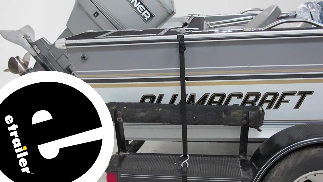 etrailer | An In-Depth Look at the BoatBuckle Ratchet Gunwale Tie-Down Strap