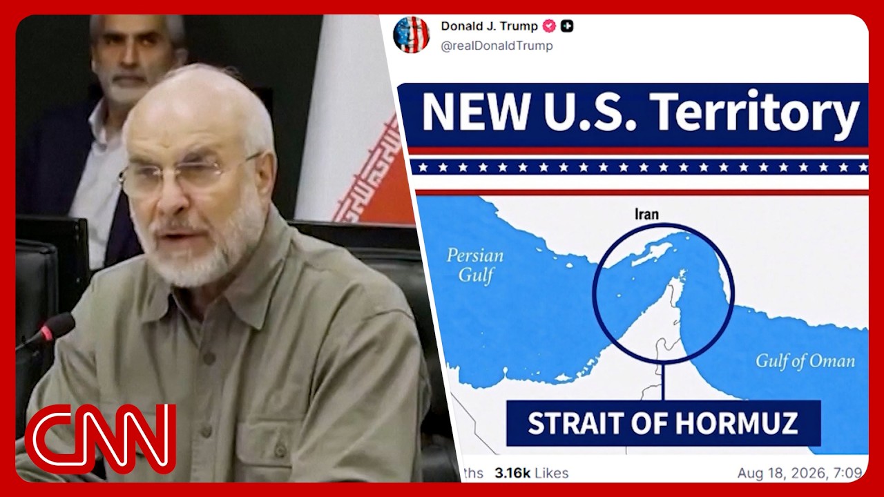 Trump now claims Hormuz is 'new US territory'