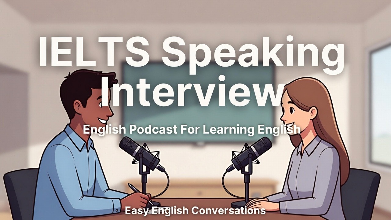 IELTS Speaking Interview Questions and Answers | English Podcast For Learning English