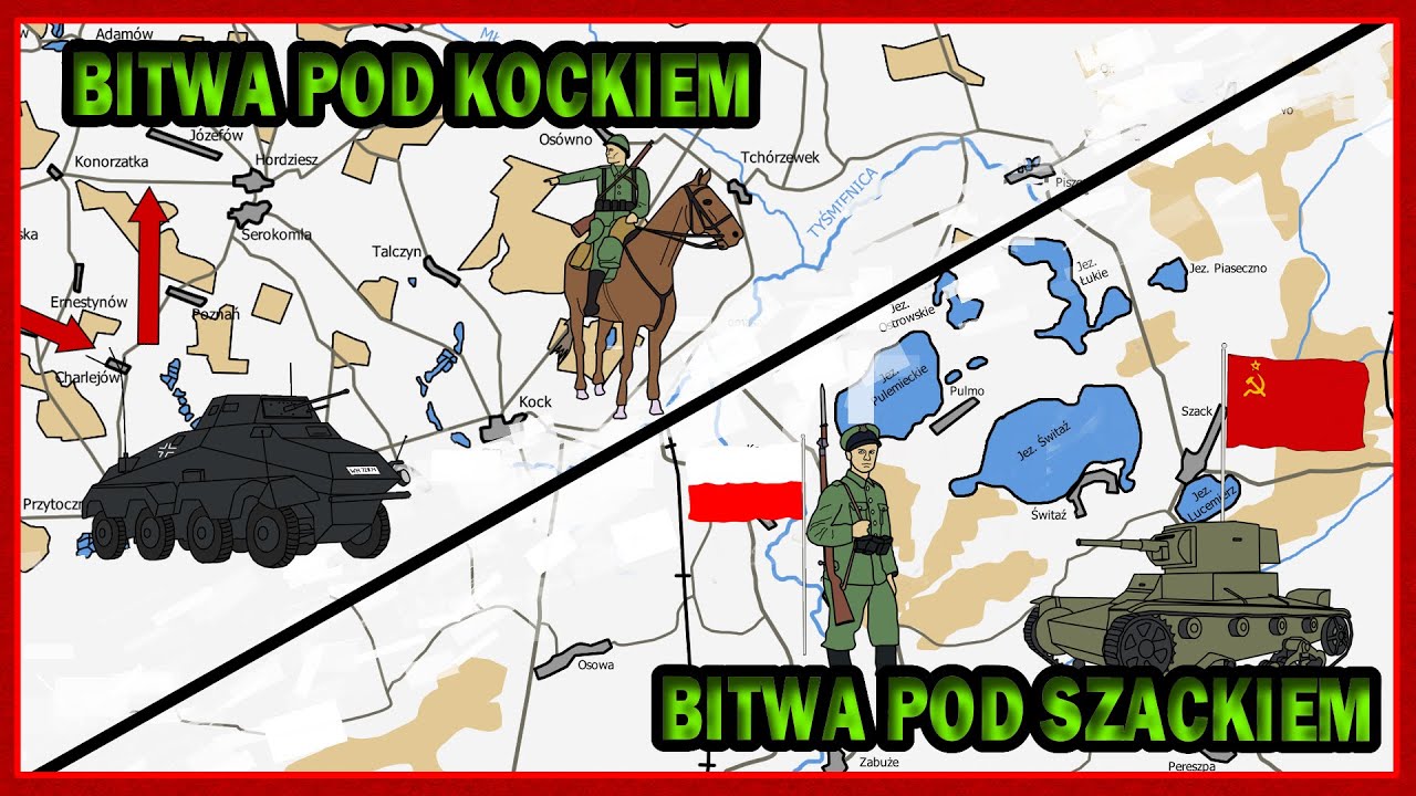 Wojsko Polskie w walkach z Armią Czerwoną i Wehrmachtem bitwa pod Kockiem i Bitwa pod Szackiem ⚔️