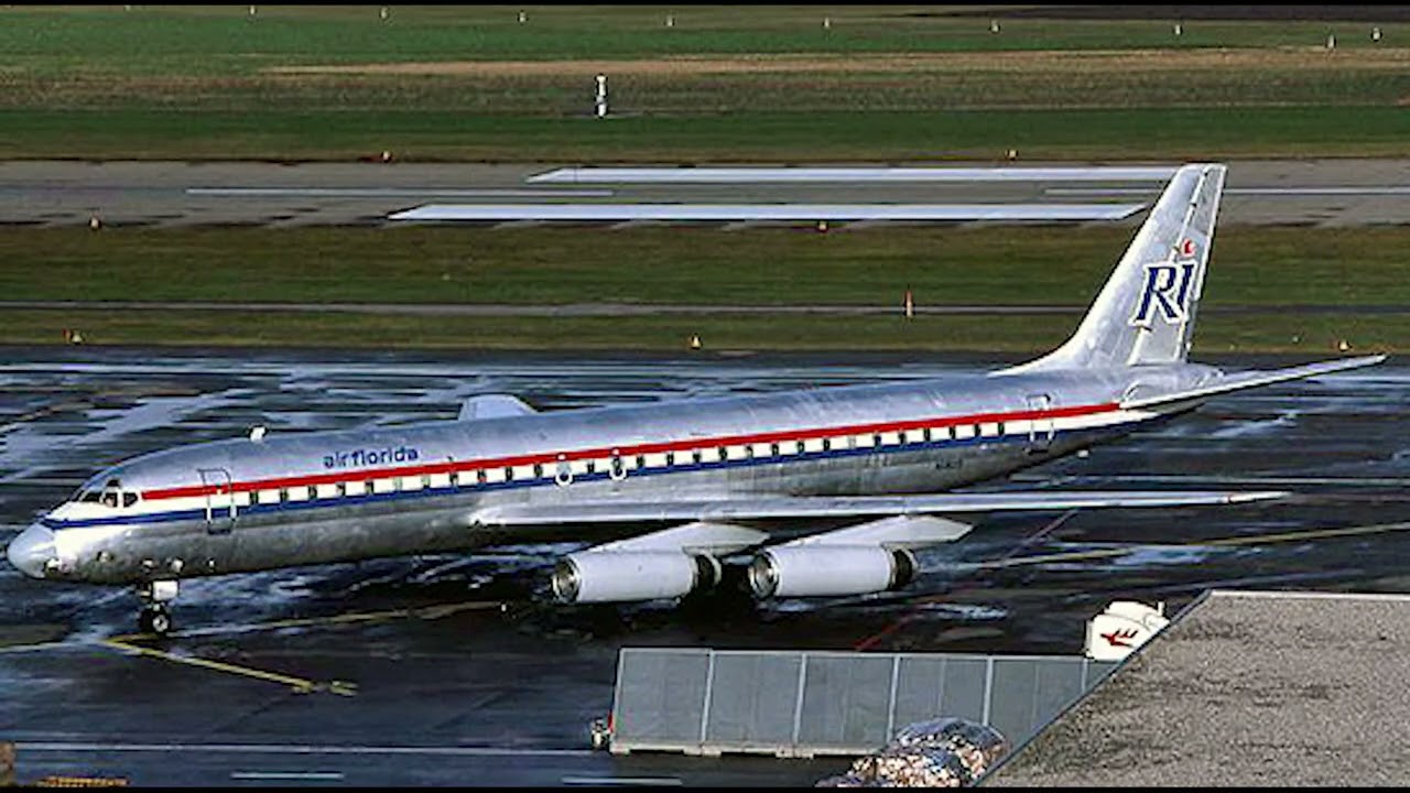 Real History of the Gemini jets Braniff DC 8 Calder "South America"