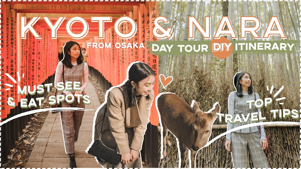 KYOTO & NARA JAPAN 🇯🇵 Walking TOUR + Travel & Food Vlog (Day Trip from Osaka) | Sophie Ramos
